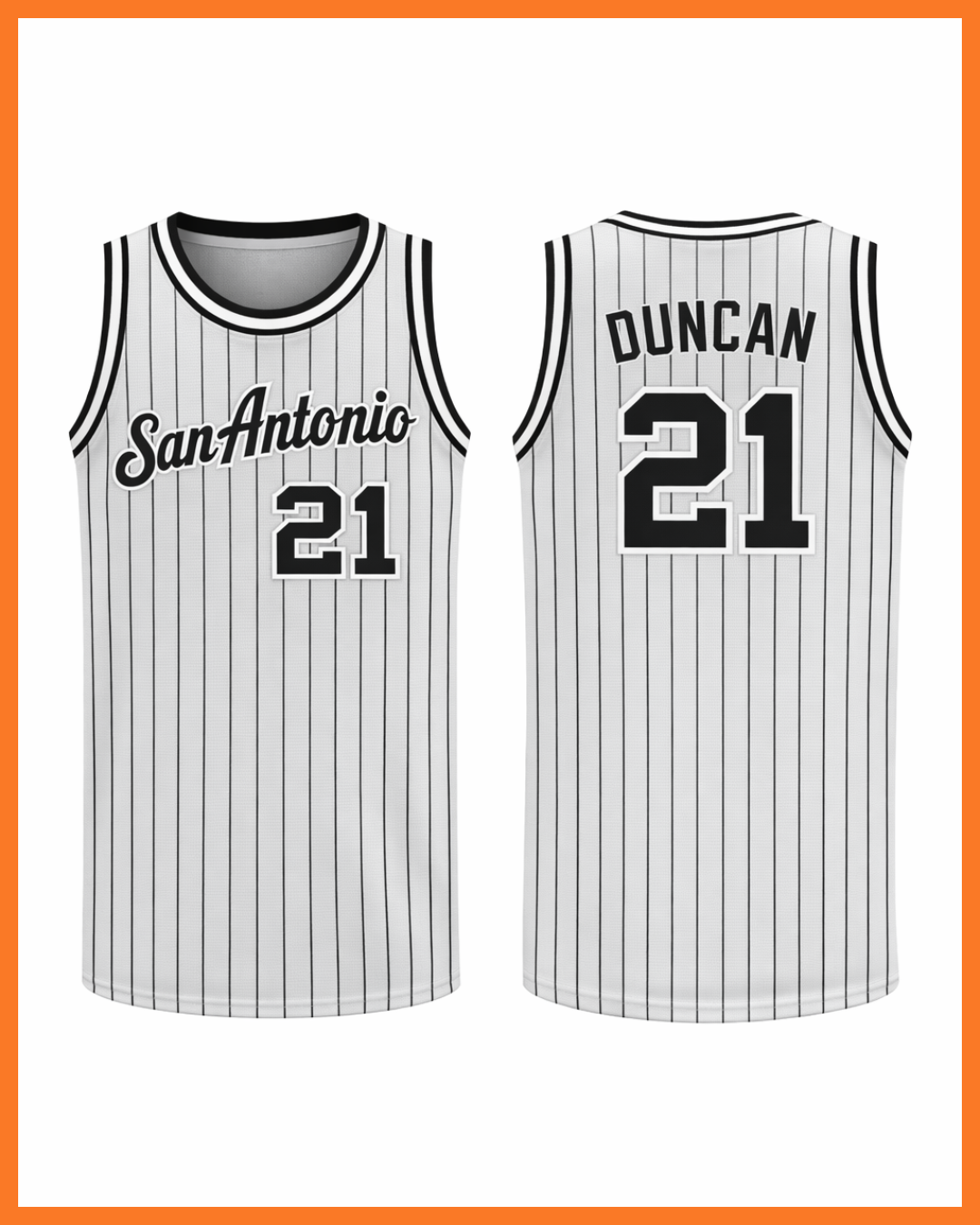 Camisa - San Antonio - Tim Duncan - #21